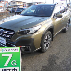 お客様名：K.M様　車種名：SUBARU ﾚｶﾞｼｨ ｱｳﾄﾊﾞｯｸ　コース名：UPコート ７G