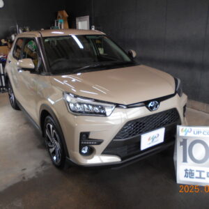 お客様名：K.M様　車種名：TOYOTA ライズ　コース名：UPコート10G